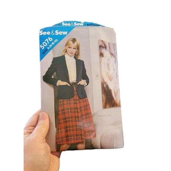 Lot of 7 Vtg Women's Sewing Patterns Dresses Skirts Crafts Cut & Uncut Most 8-12 - Picture 8 of 16